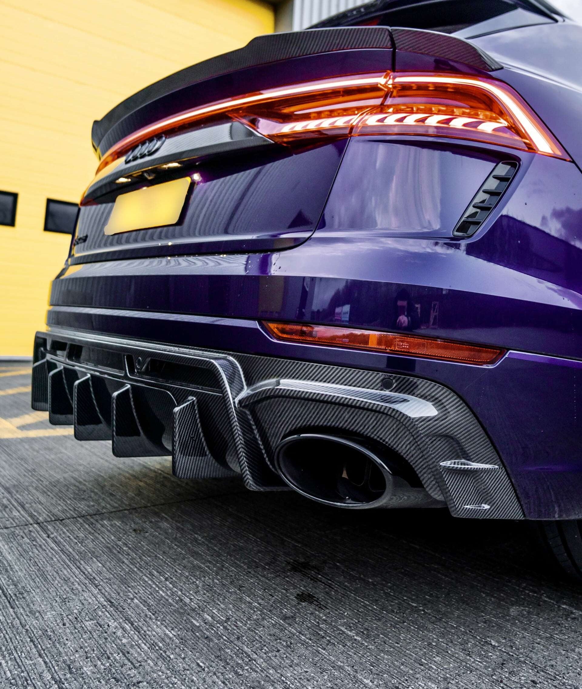 Audi Rsq8 Performance Rear RSQ8 Carbon Rear Diffuser – Audi RSQ8 Carbon Fibre Rear Splitter Upgra ...