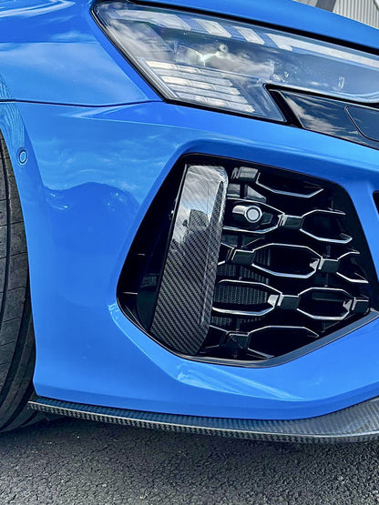 Audi RS3 8Y – Front Dry Carbon Trim Replacement Set Gen 1