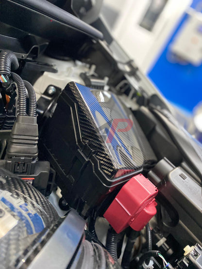 Toyota Yaris GR Fuse Box Cover Replacement Dry Carbon Fibre