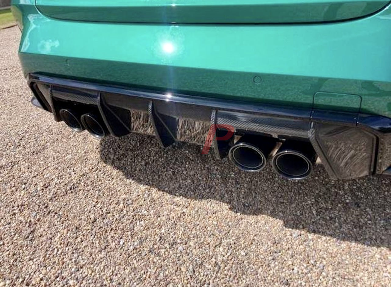 BMW M3/M4 G80/81/82/83 Dry Carbon Rear Diffuser MP Style