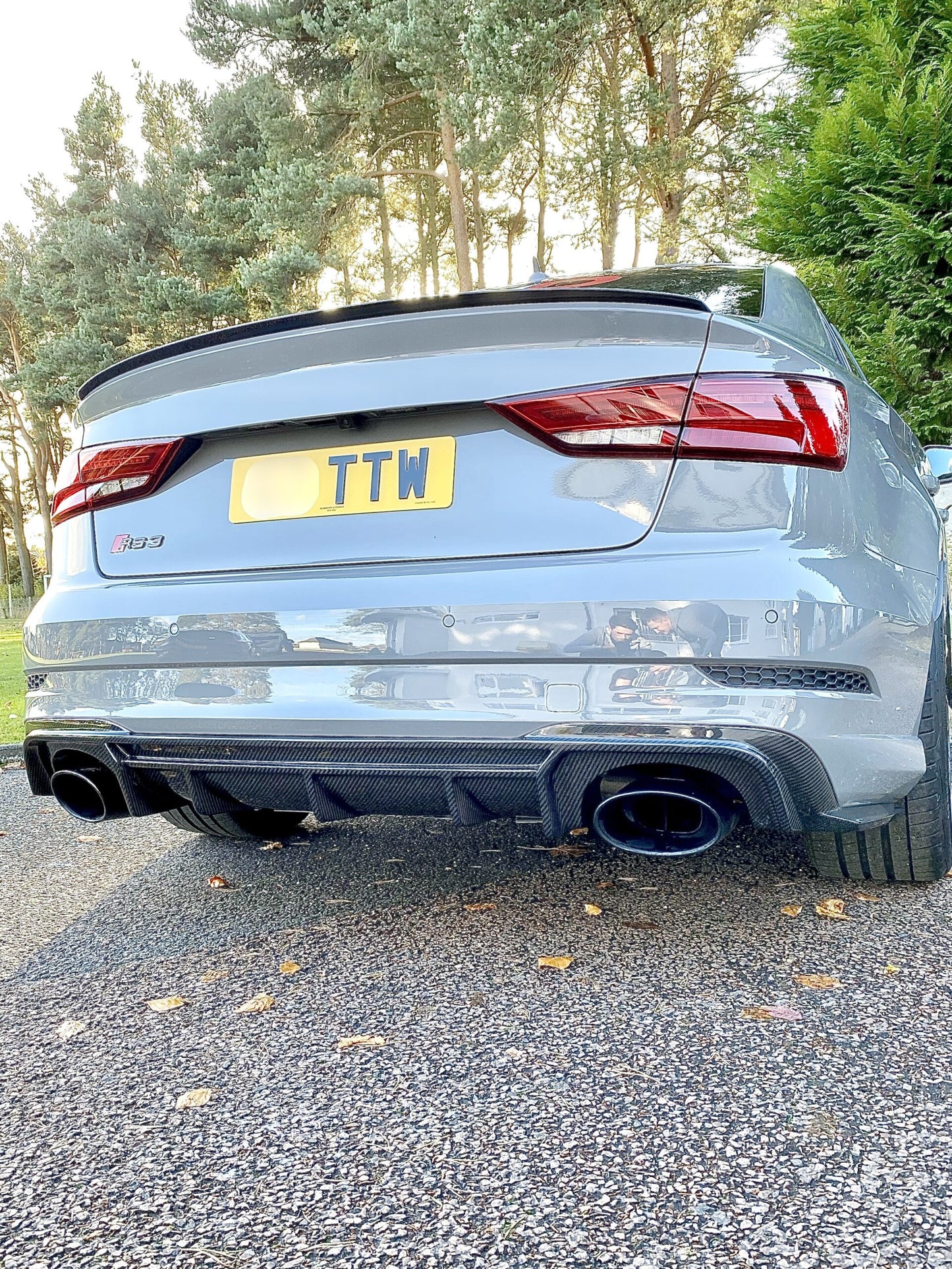 Audi RS3 8V Sedan Carbon Fibre Diffuser