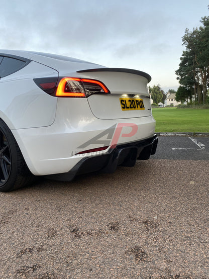 Tesla Model 3 Carbon Fibre Rear Diffuser