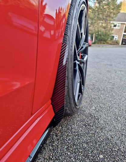 Audi S3 8V FL 2017-2019 Sportback Front Carbon Arch Guards/Mudflaps