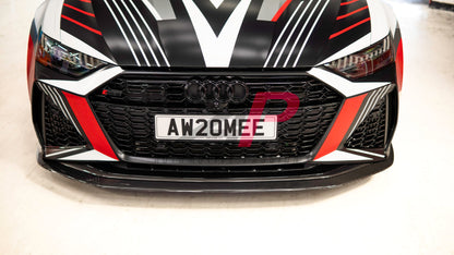 RS6 C8 Front Splitter – Dry Carbon Lip for Audi RS6/RS7 C8