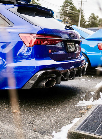 Carbon Fibre Rear Diffuser for Audi RS6/RS7 C8 – Aggressive Rear-End Upgrade
