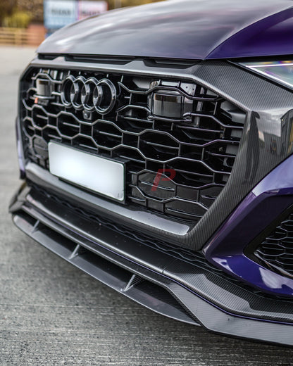 RSQ8 CARBON FRONT SPLITTER – AUDI RSQ8 GEN 1 DRY CARBON FIBRE FRONT LIP UPGRADE
