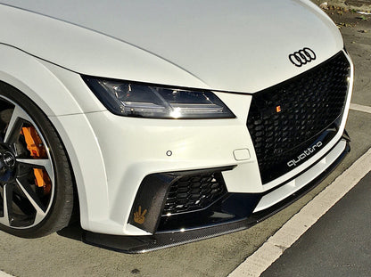 TTRS 8S Carbon Front Splitter – Audi MK3 Pre-FL Dry Carbon Upgrade