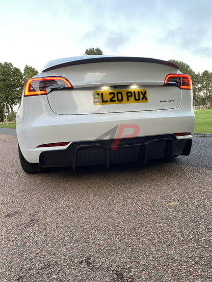 Tesla Model 3 Carbon Fibre Rear Diffuser