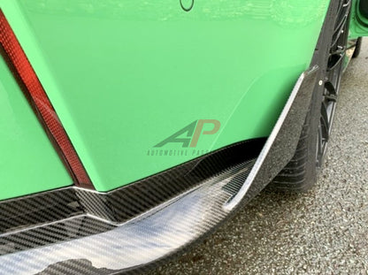 BMW M3/M4 G80/81/82/83 Dry Carbon Rear Side Splitters MP Style