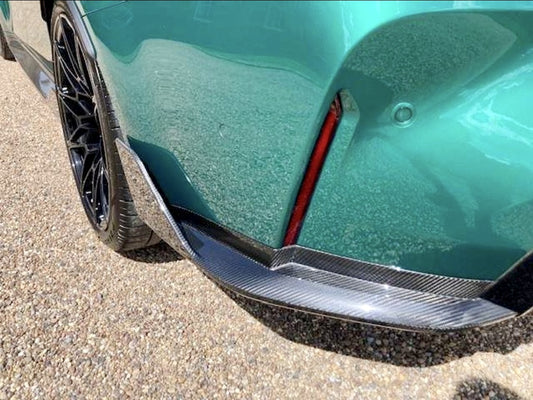 BMW M3/M4 G80/81/82/83 Dry Carbon Rear Side Splitters MP Style