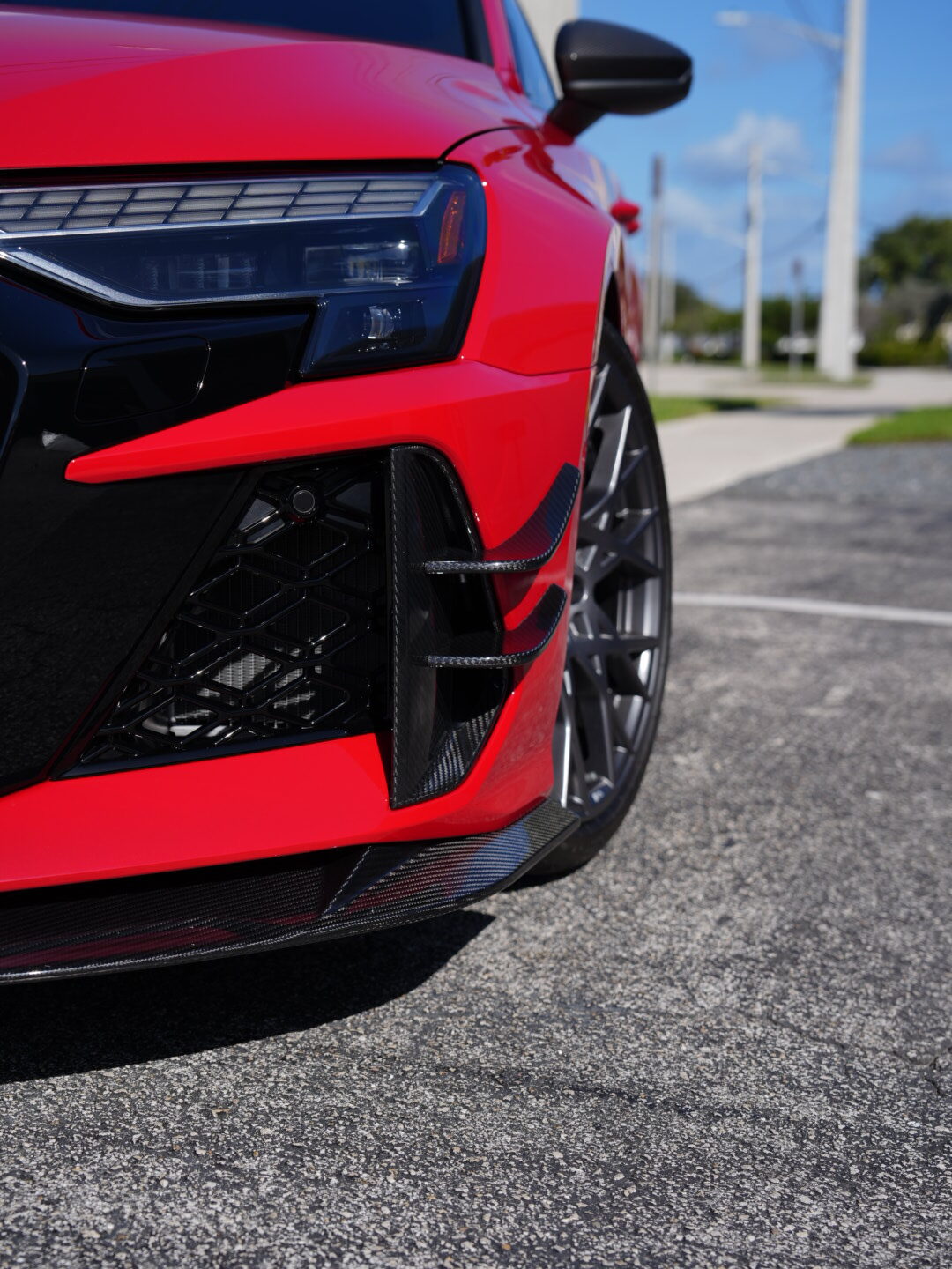 AUDI RS3 8Y GEN 2 - CARBON FRONT BUMPER CANARD INSERTS (FL GEN 2 8.5)