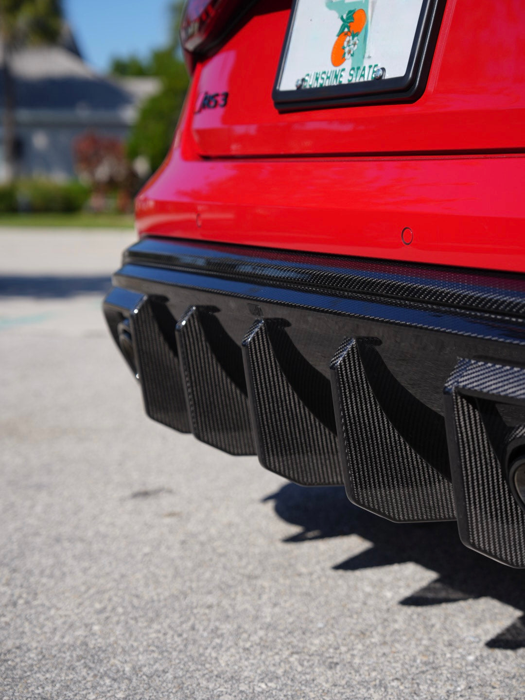 AUDI RS3 8Y GEN 2 - CARBON CENTRE REAR DIFFUSER V1 SPORTBACK/SEDAN (FL GEN 2 8.5)