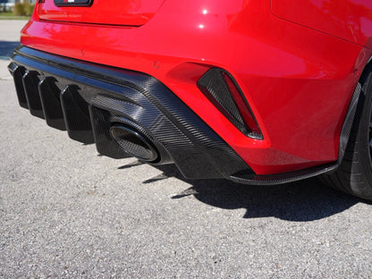 AUDI RS3 8Y GEN 2 - CARBON DIFFUSER INC SIDE ELEMENTS V2 SEDAN (FL Gen 2 8.5)