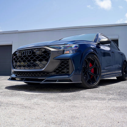 RSQ8 FL GEN 2 Carbon Front Splitter – Audi RSQ8 2025+ Dry Carbon Fiber Front Lip Upgrade