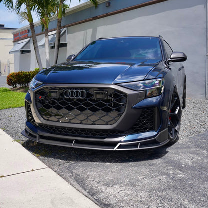 RSQ8 FL GEN 2 Carbon Front Splitter – Audi RSQ8 2025+ Dry Carbon Fiber Front Lip Upgrade