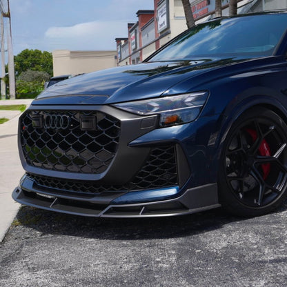 RSQ8 FL GEN 2 Carbon Front Splitter – Audi RSQ8 2025+ Dry Carbon Fiber Front Lip Upgrade