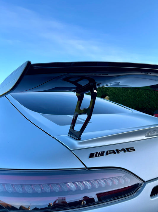 AMG GTR Pro Wing Risers – Raised Rear Spoiler Mounts for Mercedes AMG GTR/GTR Pro