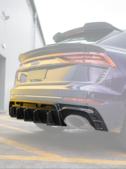 RSQ8 Carbon Rear Diffuser – Audi RSQ8 Carbon Fibre Rear Splitter Upgrade