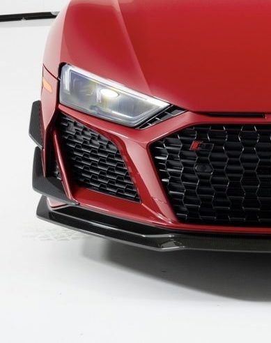 R8 GT FRONT AERO - AUDI R8 GT FL 2019+ GEN 3 DRY CARBON FIBRE Front Splitter and Canard Package