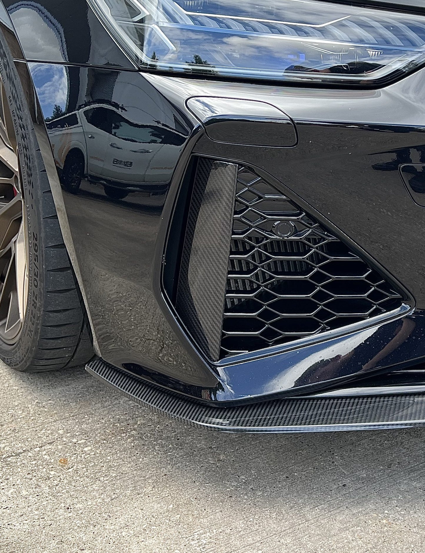 Audi RS6/RS7 C8 Front Dry Carbon Trim Replacement Set