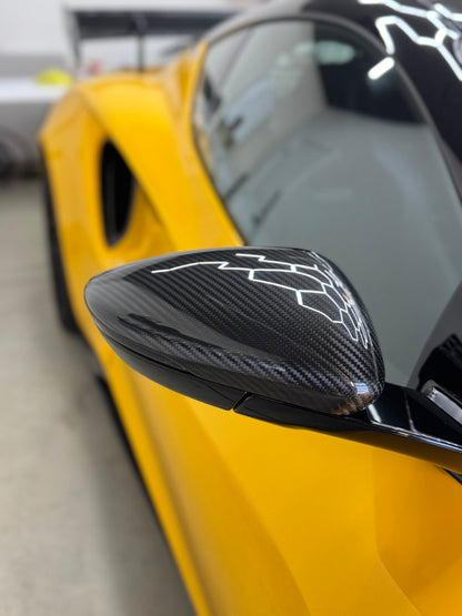 Emira Carbon Mirror Covers – Dry Carbon Replacements for Lotus Emira