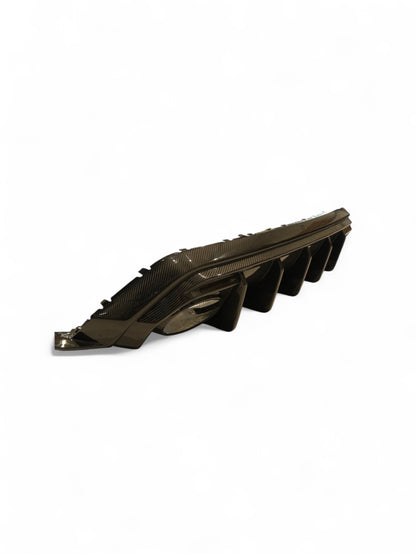 AUDI RS3 8Y CARBON REAR DIFFUSER V2 - INC SIDE ELEMENTS (FL GEN 2) SPORTBACK/HATCHBACK