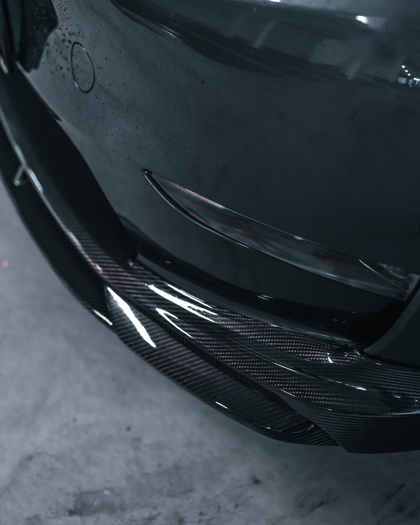 Tesla Model Y Carbon Fibre Front Splitter