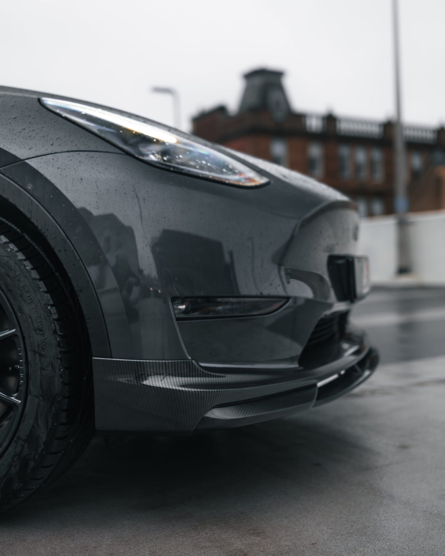 Tesla Model Y Carbon Fibre Front Splitter