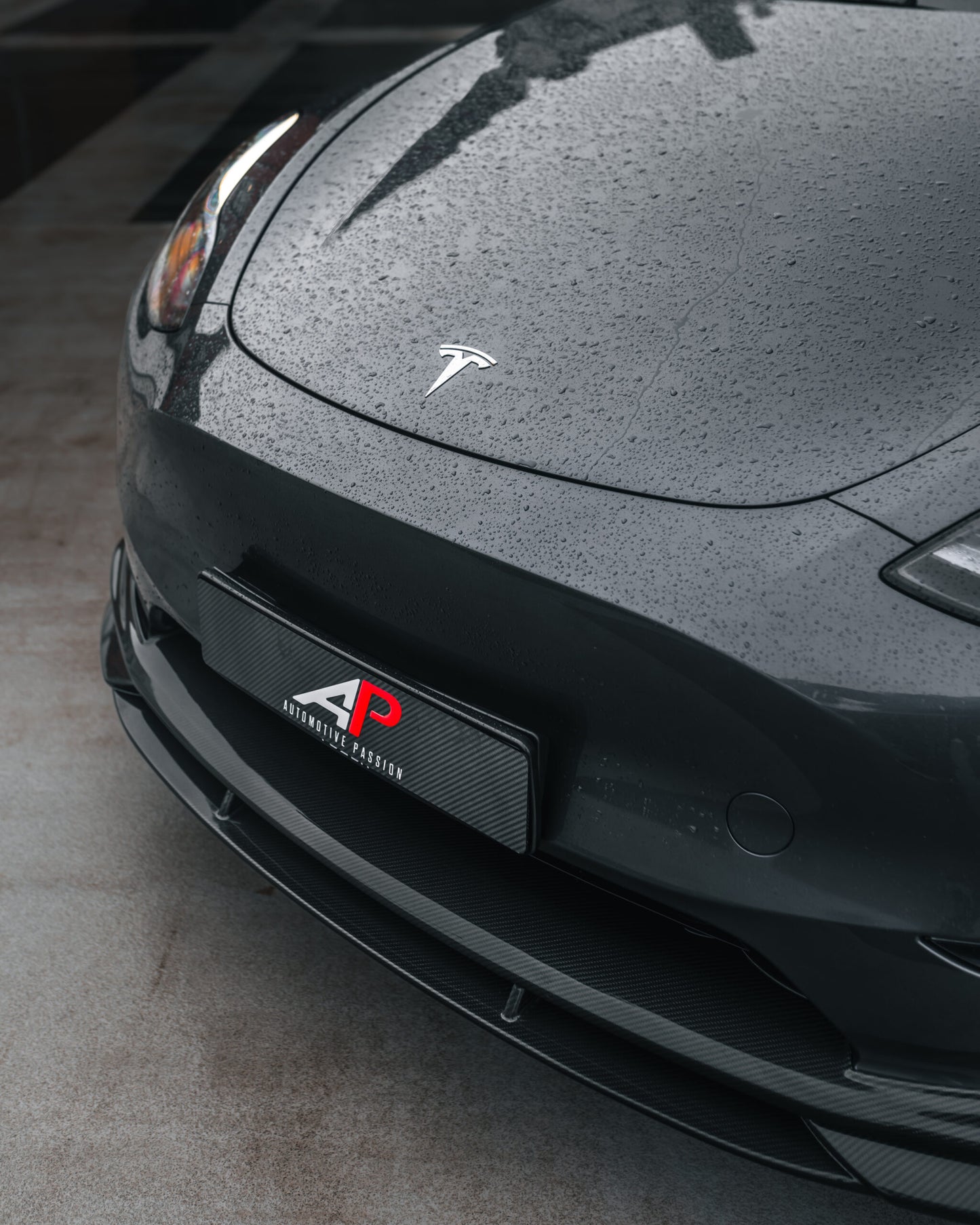 Tesla Model Y Carbon Fibre Front Splitter