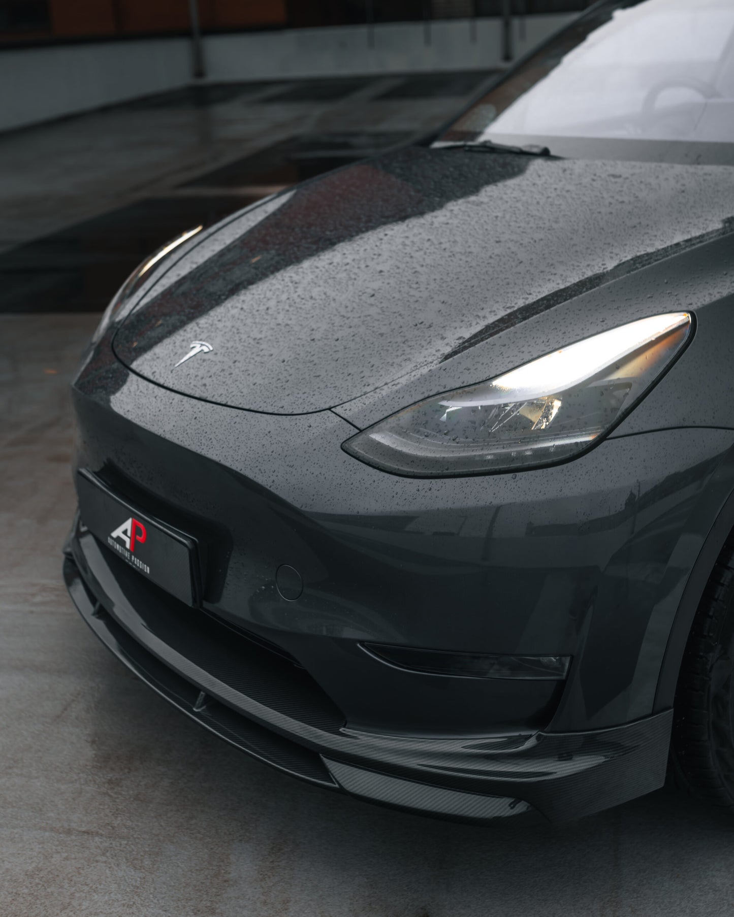 Tesla Model Y Carbon Fibre Front Splitter