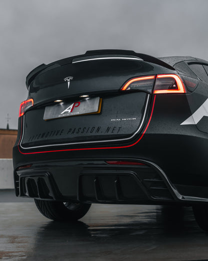 Tesla Model Y Carbon Fibre Rear Roof Spoiler