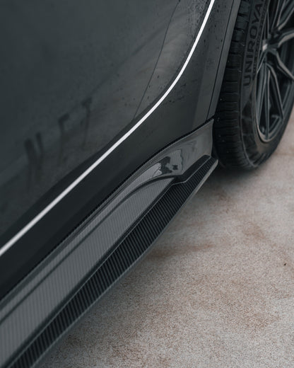 Tesla Model Y Carbon Fibre Side Skirt Replacements