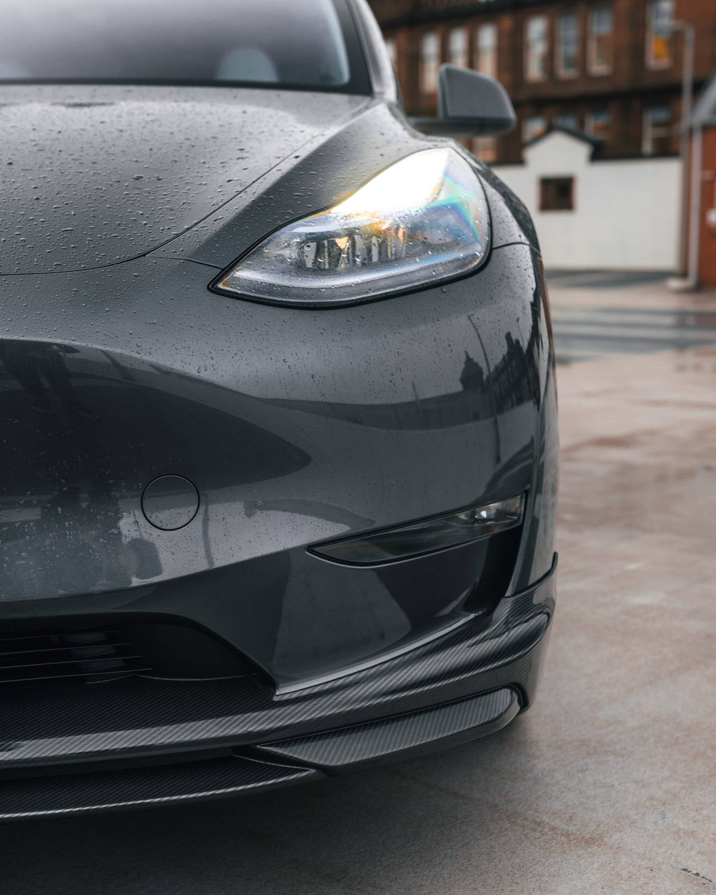Tesla Model Y Carbon Fibre Front Splitter