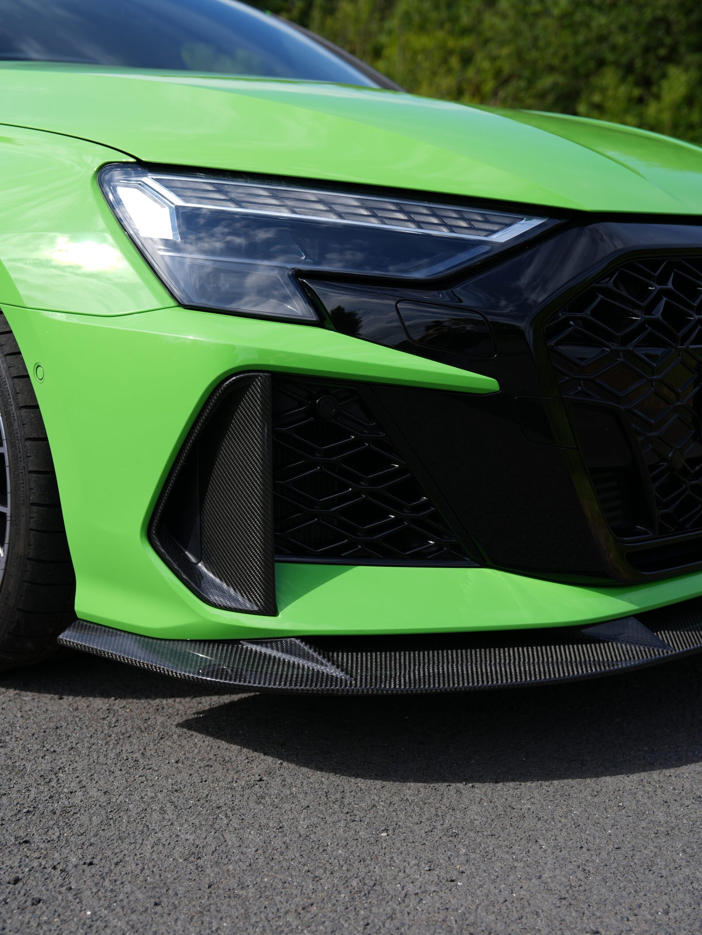 AUDI RS3 8Y Carbon Splitter – Dry Carbon Front Lip by AP Design (FL Gen 2)