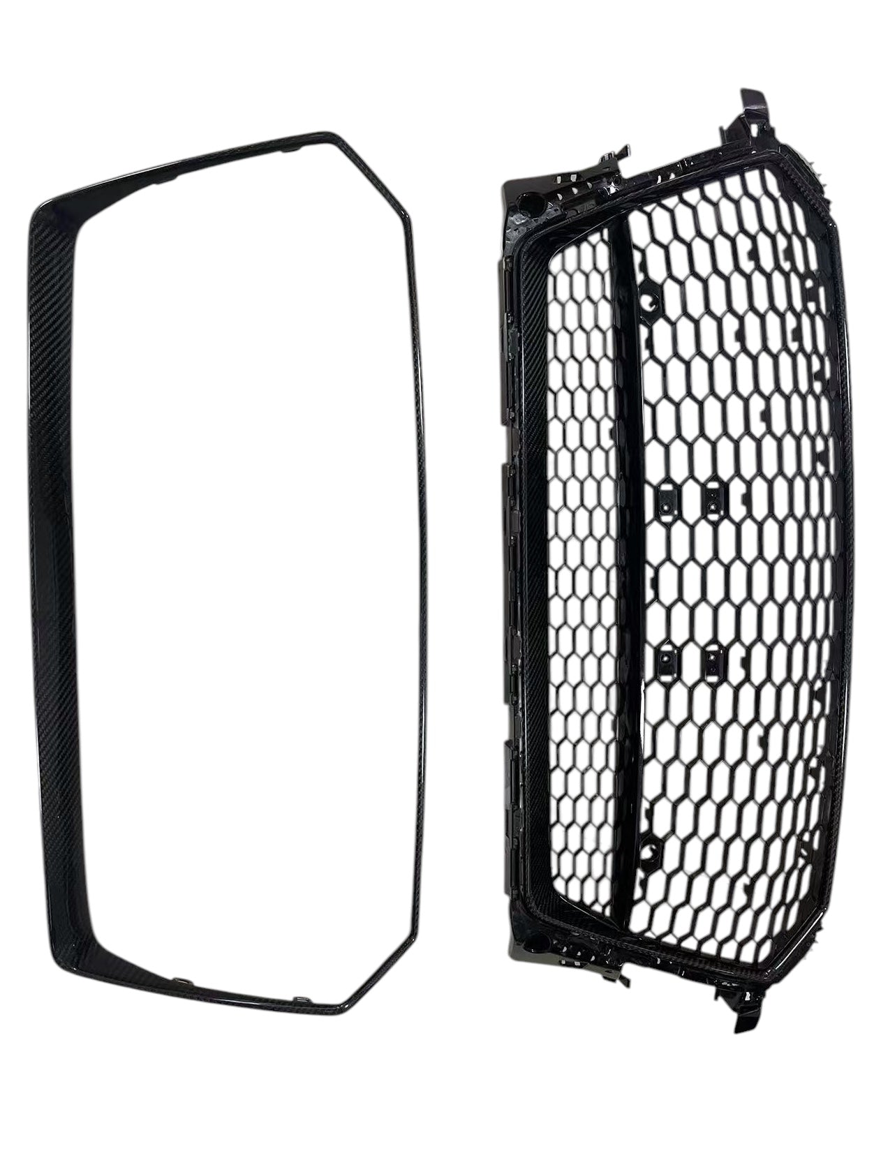 TTRS Carbon Grille – Dry Carbon Front Grille Replacement for Audi TTRS