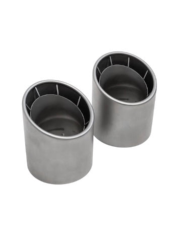 Porsche 718 GT4 RS Weissach-Style Titanium Bolt-On Exhaust Tips For All Models