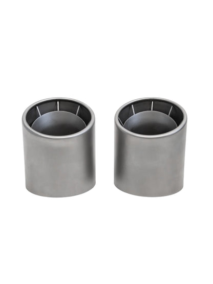 Porsche 718 GT4 RS Weissach-Style Titanium Bolt-On Exhaust Tips For All Models