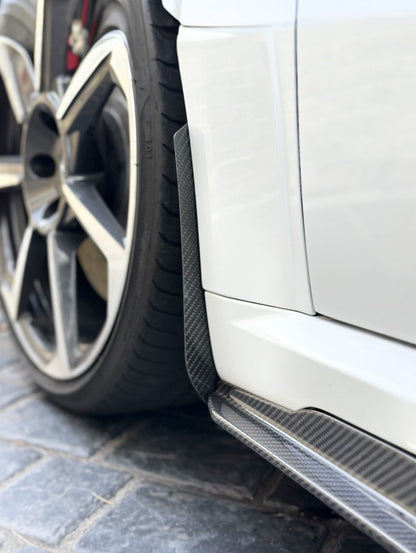 Audi TT MK3 Carbon Fibre Front Arch Guards/Mudflaps