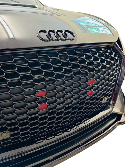 NUMBER PLATE GRILLE MAGNETS - AUDI TT RS STYLE NONE OEM GRILLE MAGNET HOLDERS