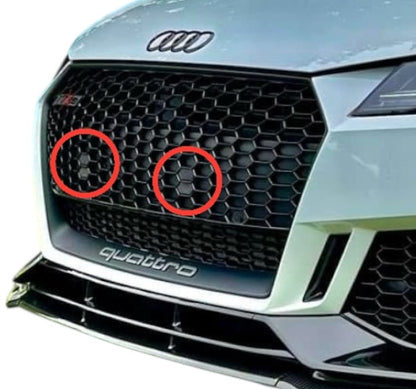 NUMBER PLATE GRILLE MAGNETS - AUDI TTRS 8S OEM GRILLE MAGNET HOLDERS