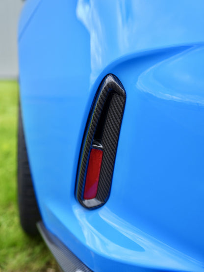 FL5 Carbon Bumper Inserts – Rear Bumper Replacements for Civic Type R FL5