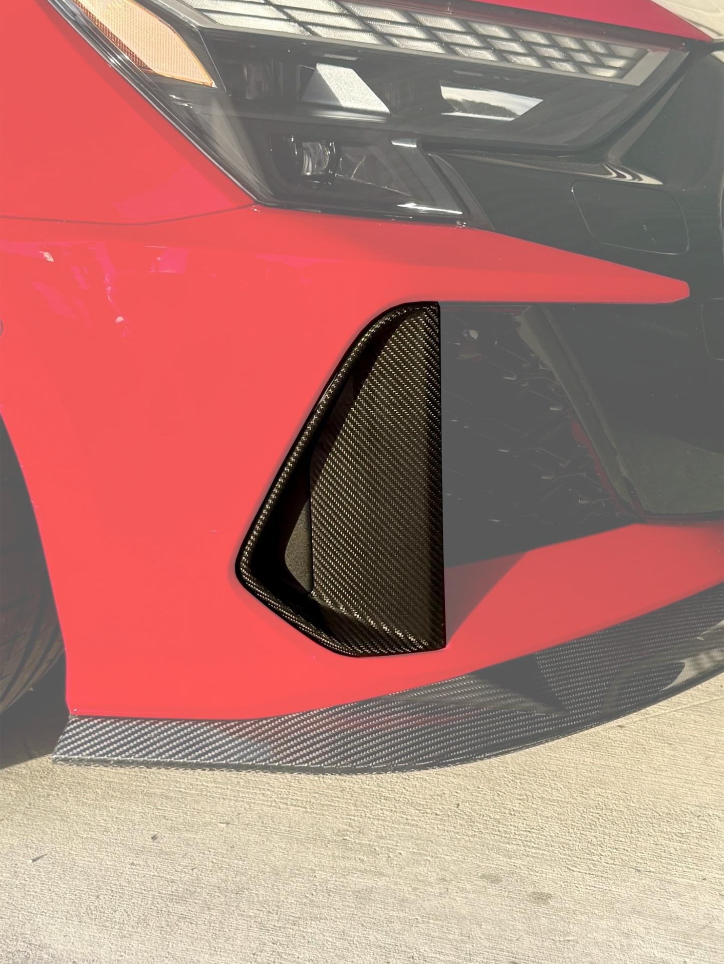 AUDI RS3 8Y GEN 2 – CARBON FRONT BUMPER INSERT REPLACEMENTS (FL GEN 2 8.5)