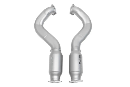 718 Resonated Over Axle Pipes – SOUL Upgrade for Porsche 718