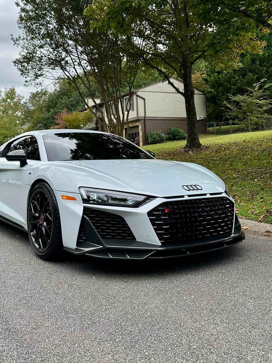 R8 Gen 2 Carbon Front Splitter – Audi R8 FL 2019+ Carbon Fibre Lip Upgrade AP DESIGN