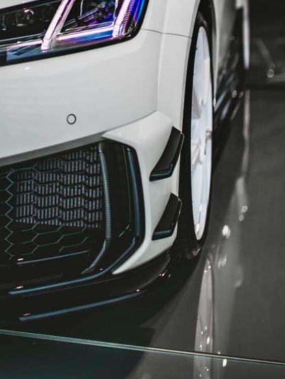 TTRS 8S Front Aero – Dry Carbon Splitter Package for 2019+ Facelift