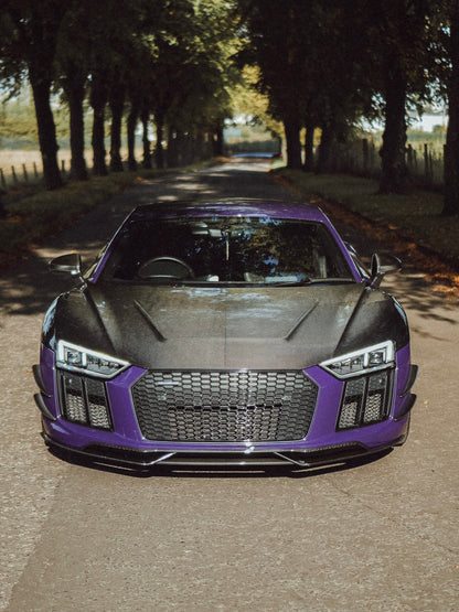 R8 Gen 2/3 Carbon Hood – Dry Carbon Bonnet for Audi V10 4S Models