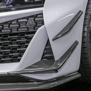 R8 GT FRONT CANARDS – Audi R8 Gen 2 FL 2019+ Dry Carbon FRONT AERO CANARDS X4
