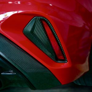 AUDI RS3 8Y GEN 2 - CARBON REAR BUMPER TRIM INSERT REPLACEMENTS (GEN 2 FL 8.5)