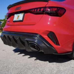 AUDI RS3 8Y GEN 2 - CARBON DIFFUSER INC SIDE ELEMENTS V2 SEDAN (FL Gen 2 8.5)
